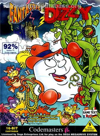 Cover Fantastic Dizzy for Genesis - Mega Drive